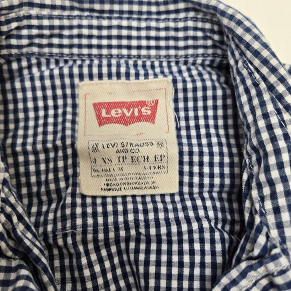 Boys WRANGLER Plaid LongSleeve Button down size XS 4 - Picture 4 of 8